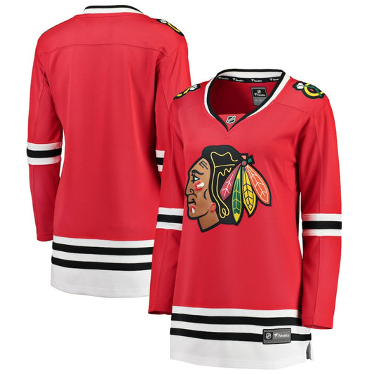 Chicago Blackhawks Fanatics Women's Home Breakaway Jersey - Red | NHL Jerseys