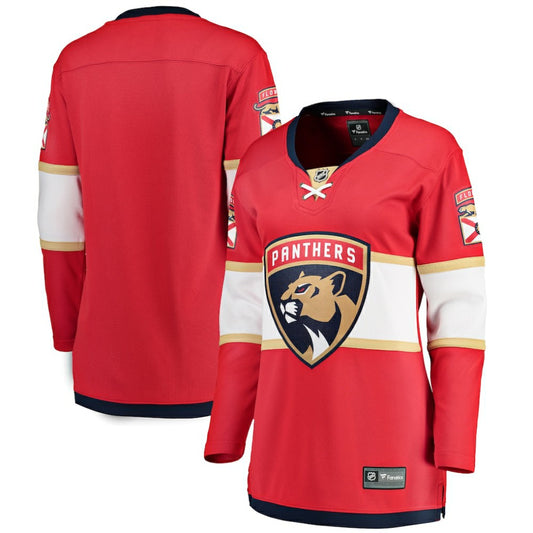Florida Panthers Fanatics Women's Home Breakaway Jersey - Red | NHL Jerseys