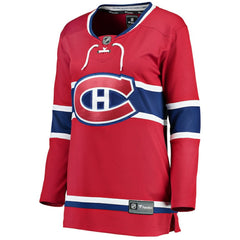 Montreal Canadiens - Fanatics Women's Home Breakaway Jersey Red