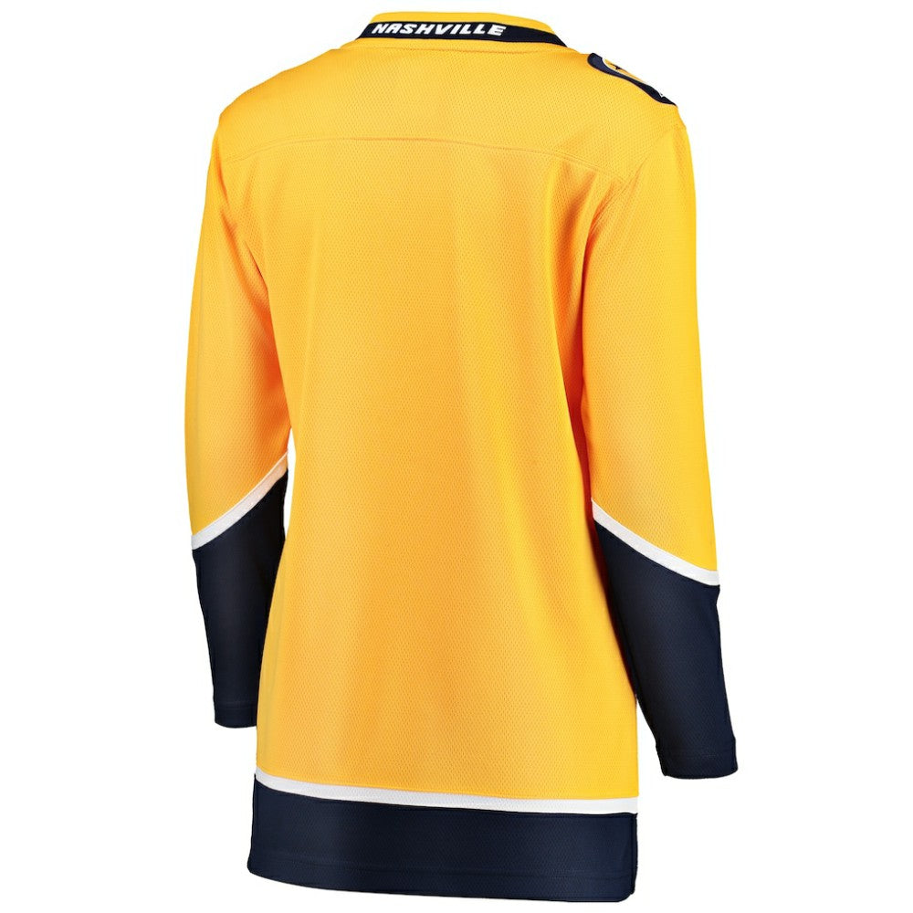 Nashville Predators Fanatics Women's Home Breakaway Jersey - Yellow | NHL Jerseys