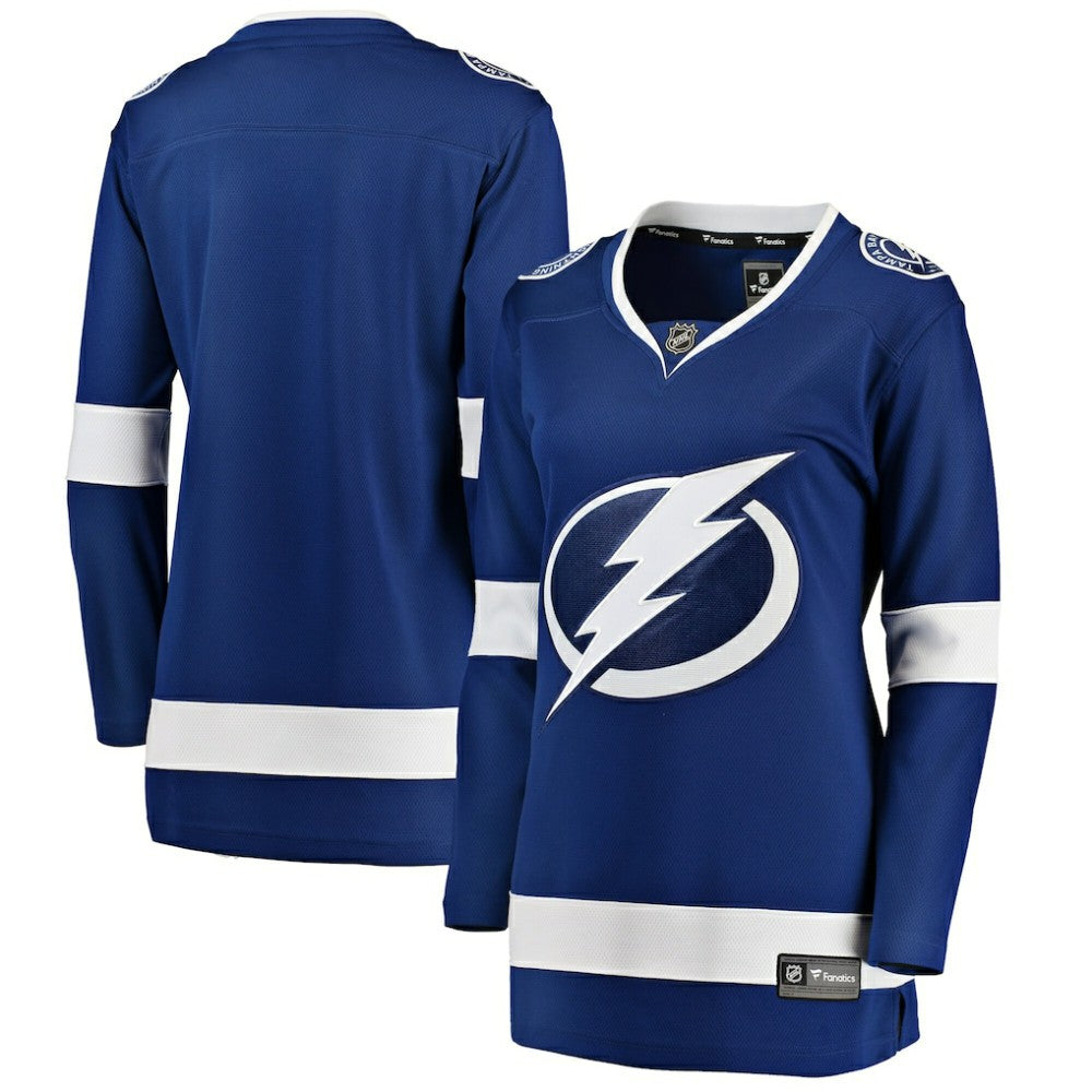 Tampa Bay Lightning Fanatics Women's Home Breakaway Jersey - Blue | NHL Jerseys