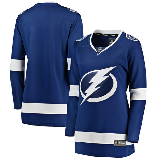Tampa Bay Lightning Fanatics Women's Home Breakaway Jersey - Blue | NHL Jerseys