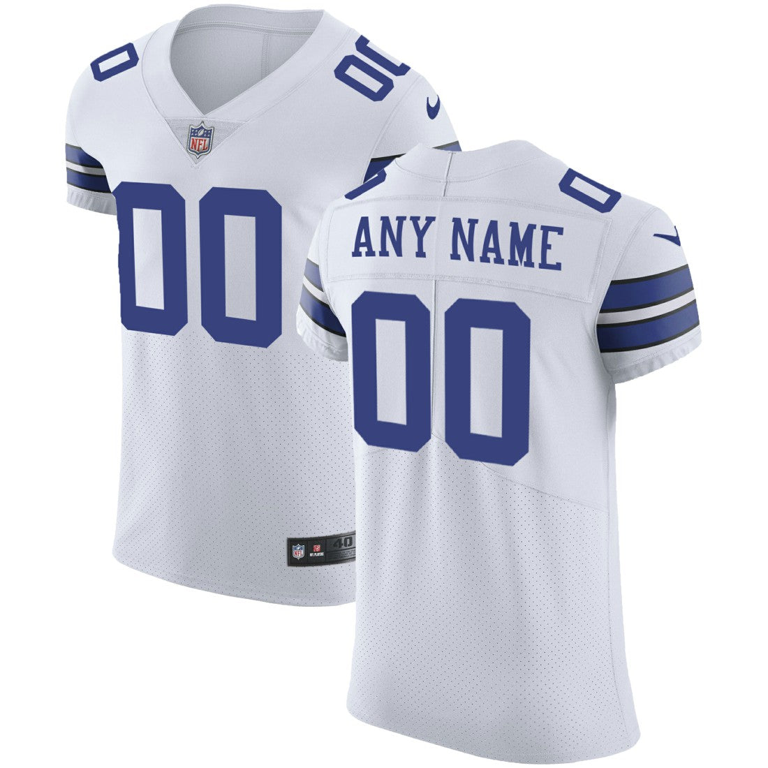 Dallas Cowboys Vapor Untouchable Custom Elite Jersey White - Nike