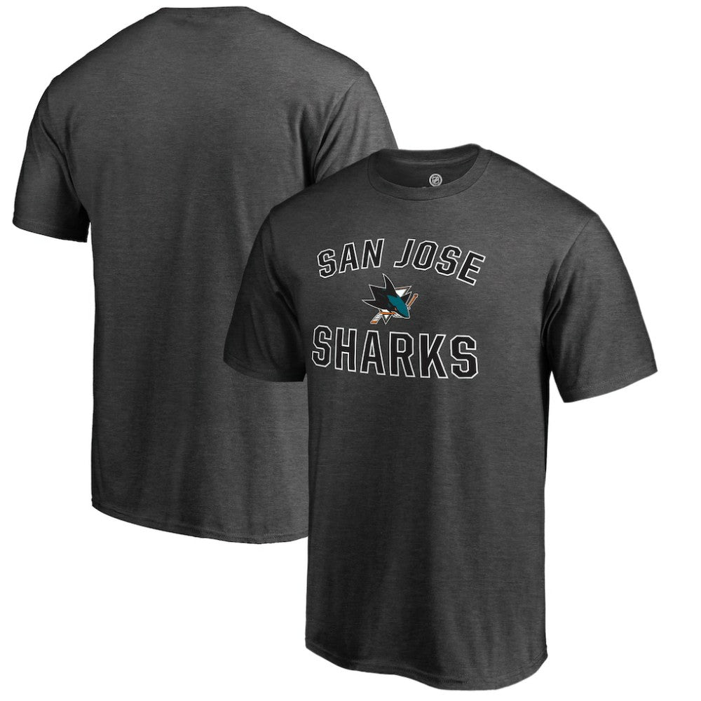 San Jose Sharks - Victory Arch T-Shirt Heathered Gray