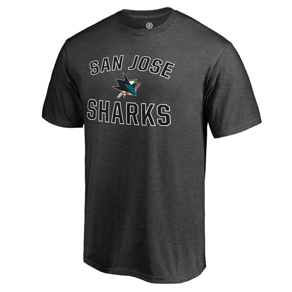 San Jose Sharks - Victory Arch T-Shirt Heathered Gray