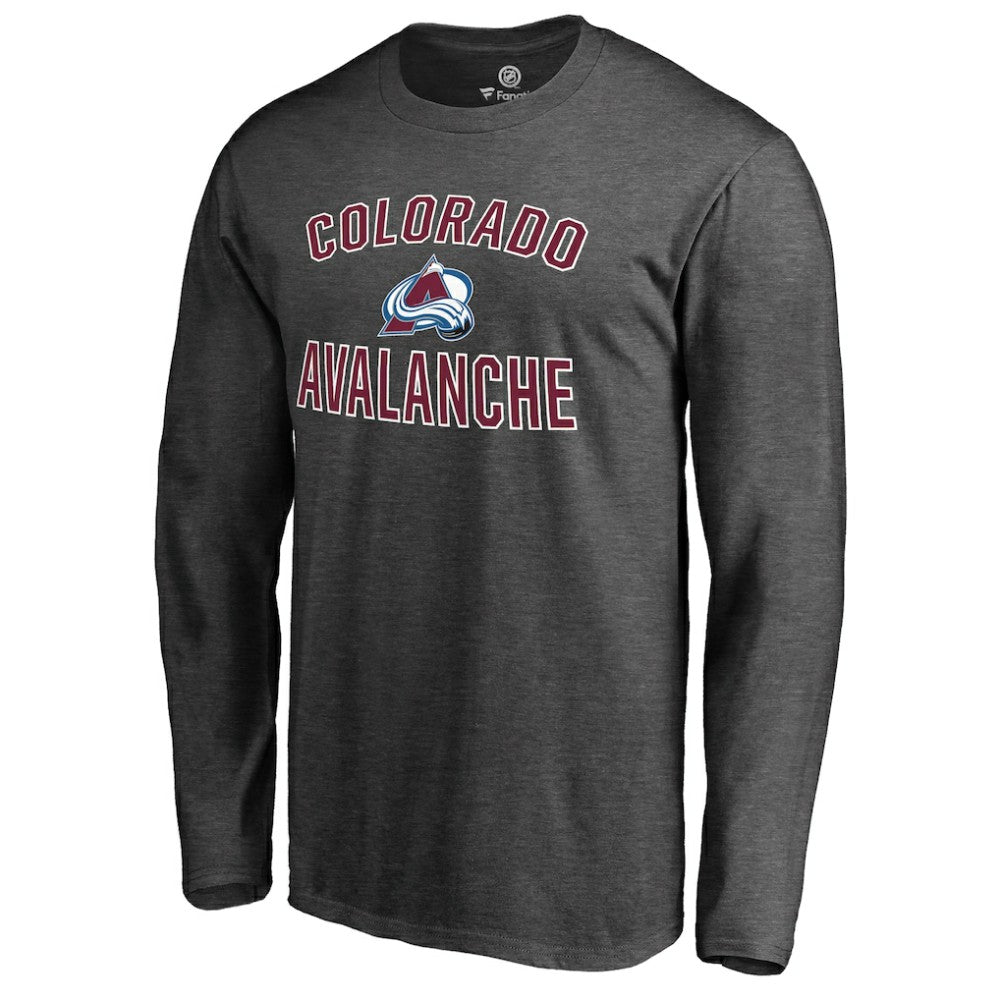 Colorado Avalanche - Victory Arch Long Sleeve T-Shirt Heathered Gray
