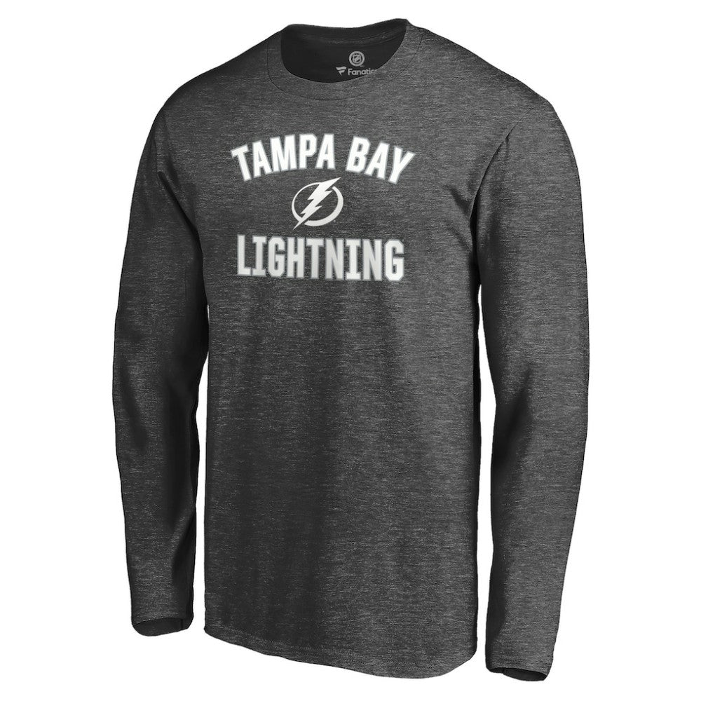 Tampa Bay Lightning - Victory Arch Long Sleeve T-Shirt Heathered Gray