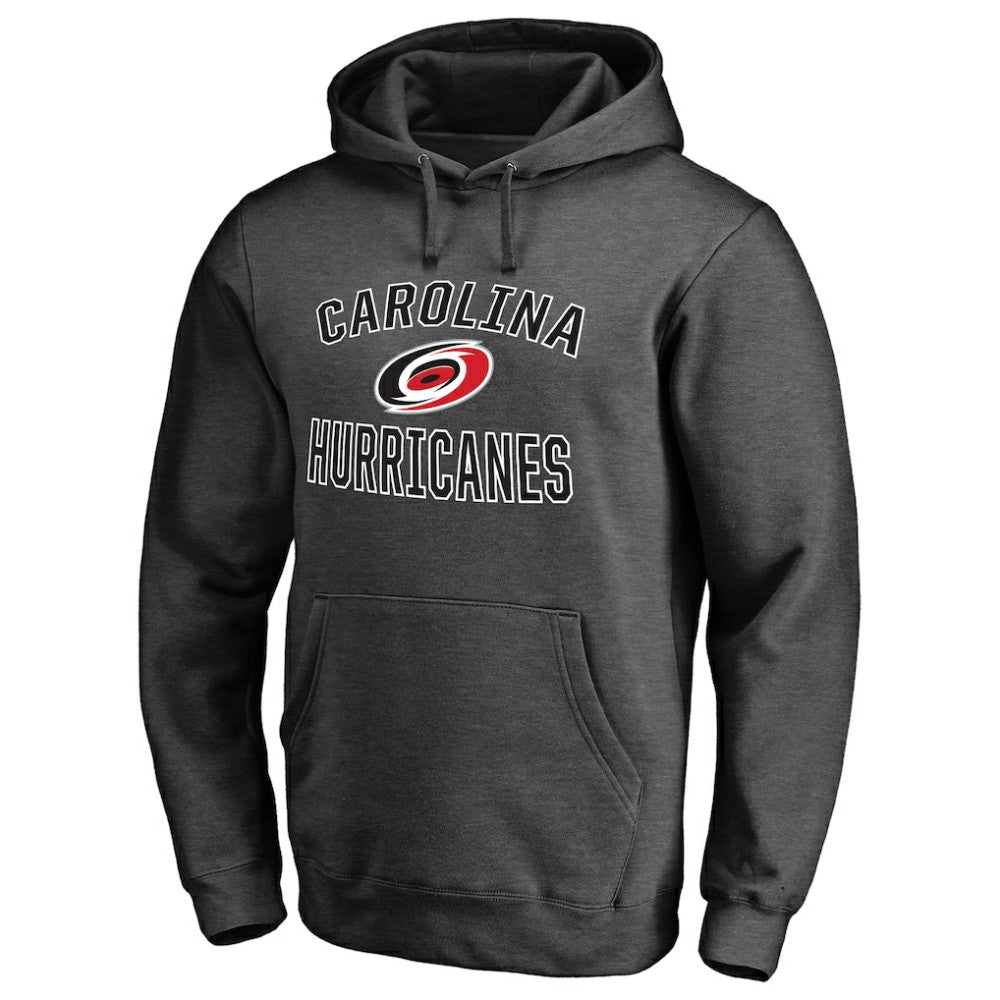 Carolina Hurricanes - Victory Arch Team Fitted Pullover Hoodie Heather Charcoal