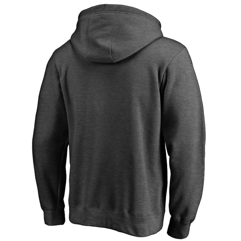 Carolina Hurricanes - Victory Arch Team Fitted Pullover Hoodie Heather Charcoal
