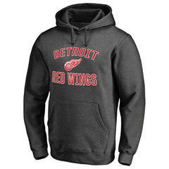 Detroit Red Wings - Victory Arch Team Fitted Pullover Hoodie Heather Charcoal