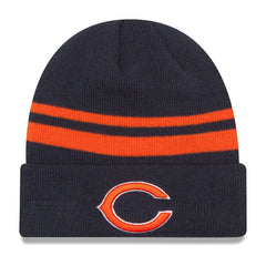 Chicago Bears New Era Team Logo Cuffed Knit Hat Navy - NFL