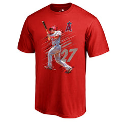 Mike Trout Los Angeles Angels Fade Away T-Shirt Lifestyle