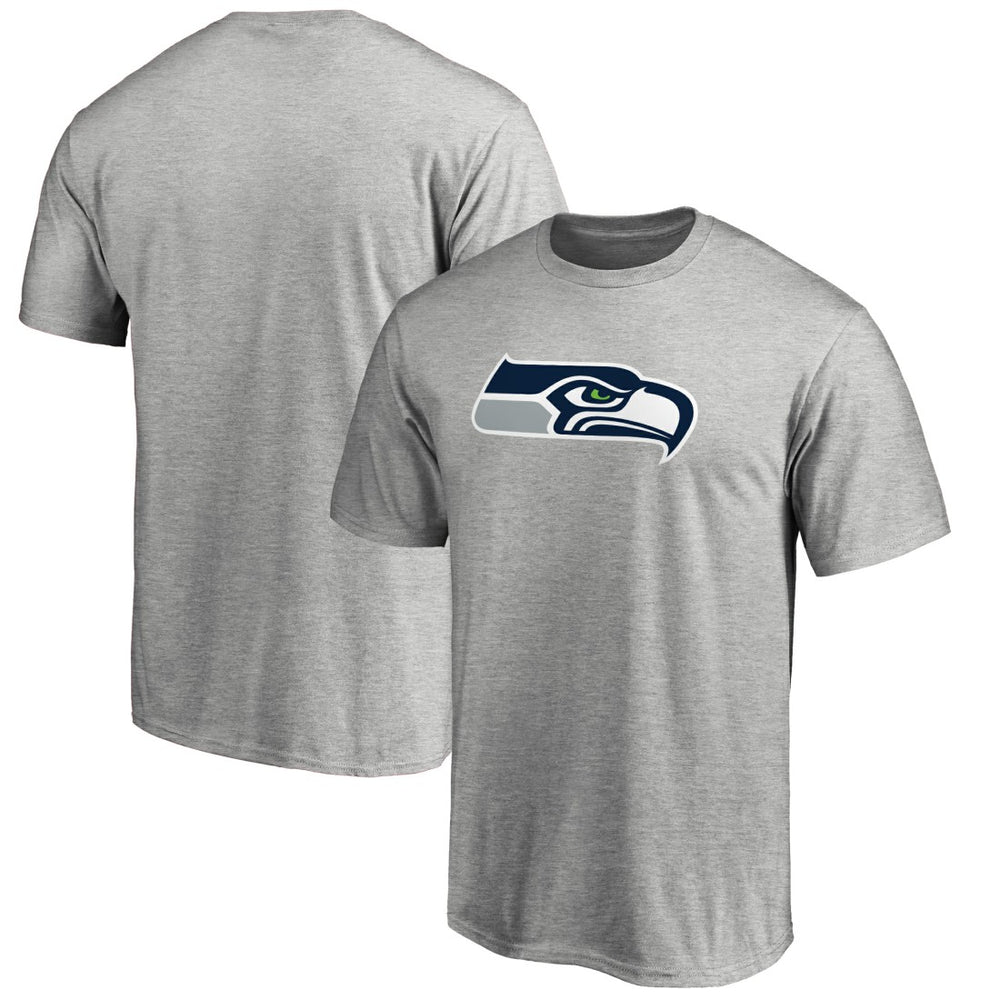 Seattle Seahawks Primary Logo T-Shirt Heathered Gray - NFL
