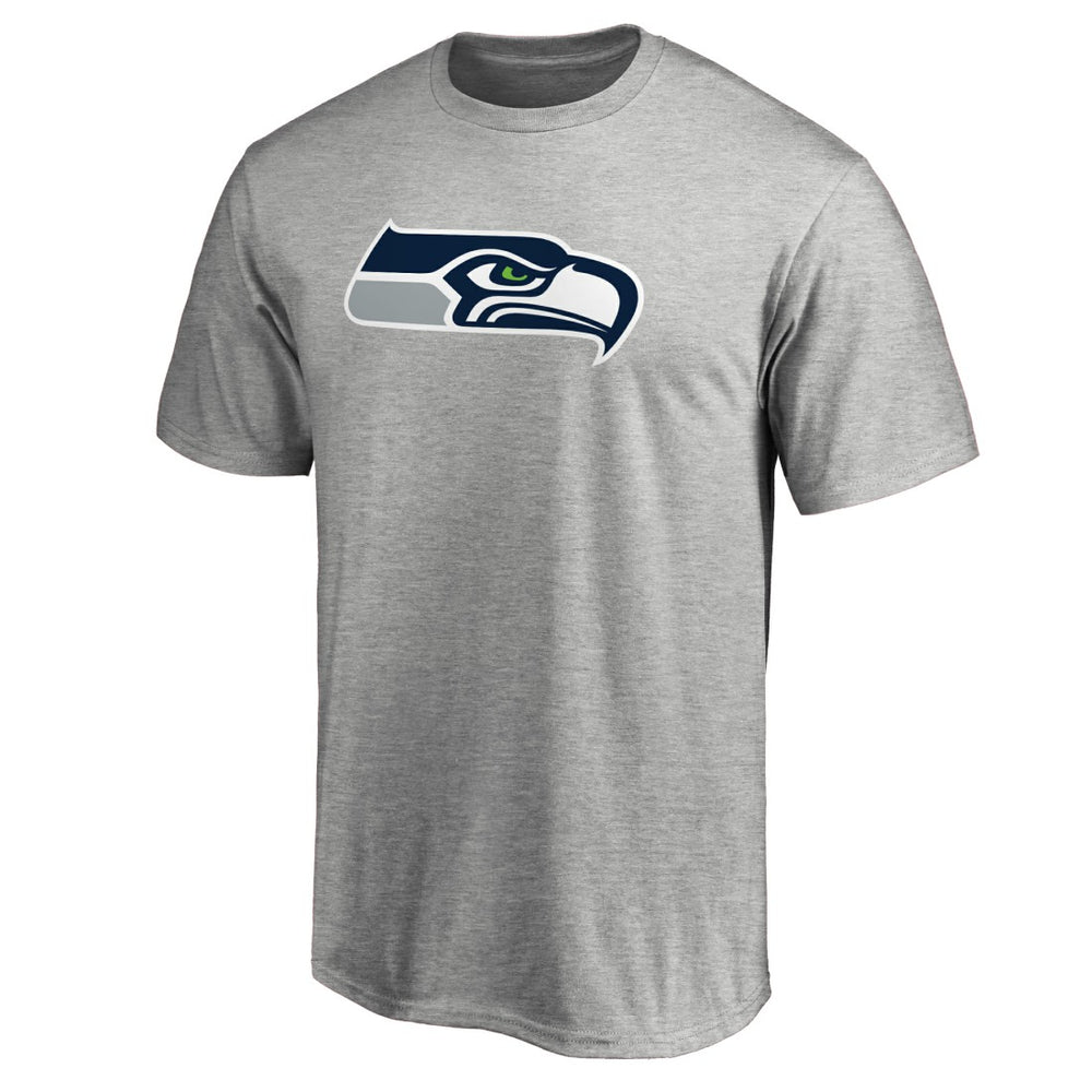 Seattle Seahawks Primary Logo T-Shirt Heathered Gray - NFL