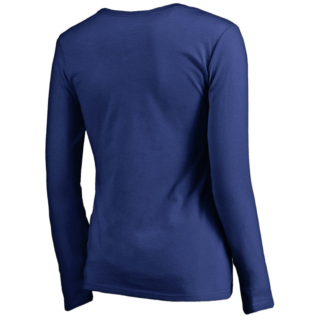 New York Giants Women's Primary Logo V-Neck Long-Sleeve T-Shirt Royal - NFL