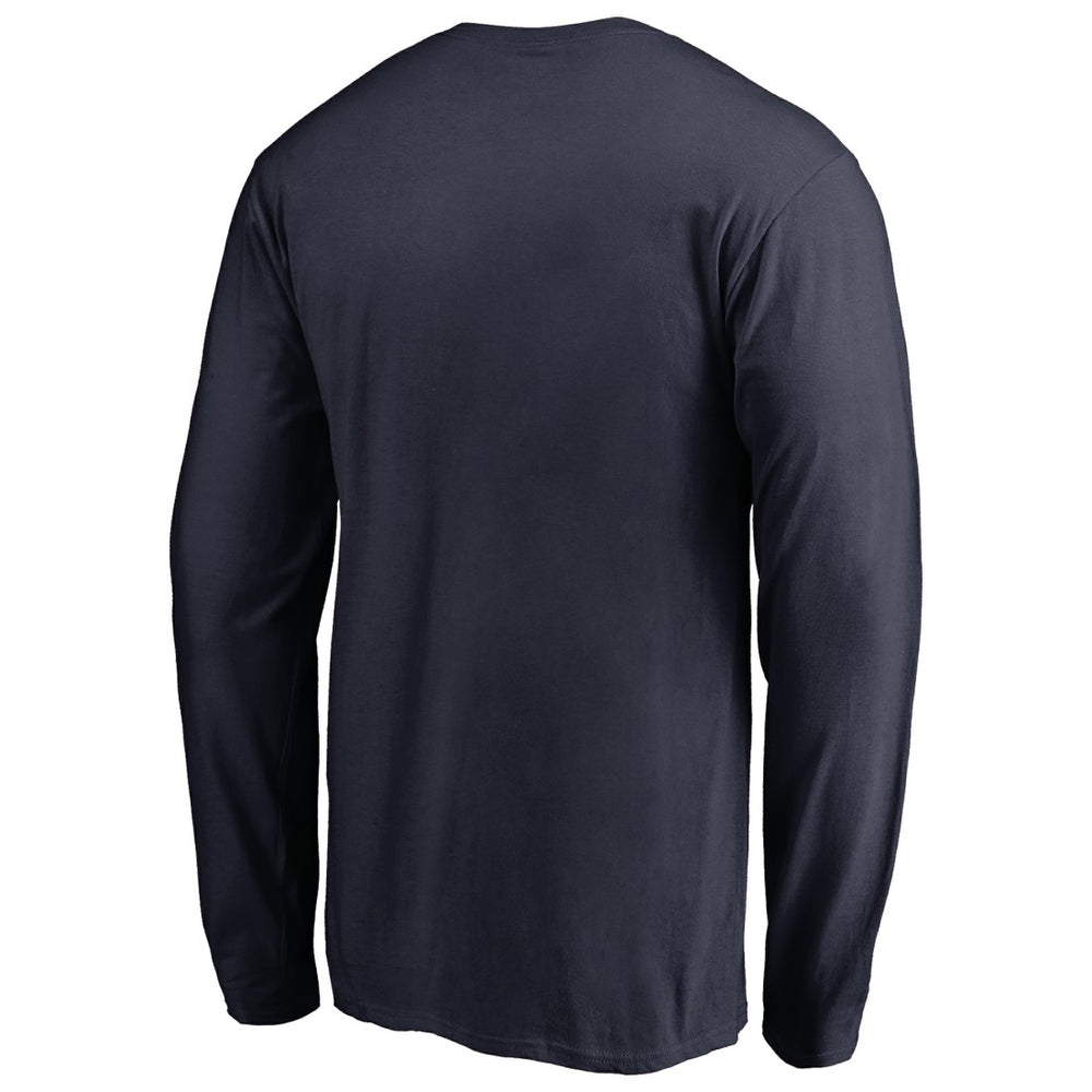 Denver Broncos Primary Logo Long-Sleeve T-Shirt Navy - NFL
