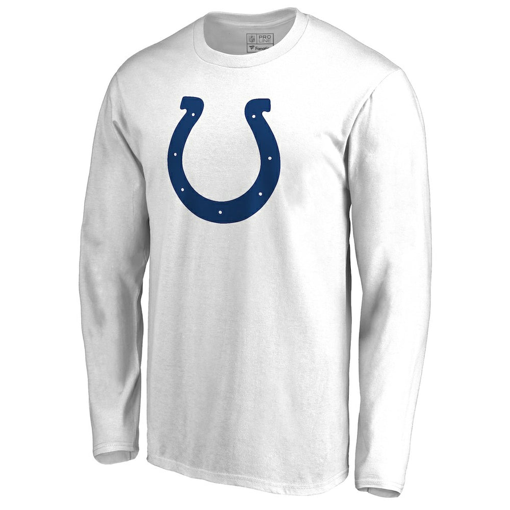 Indianapolis Colts Primary Logo Long-Sleeve T-Shirt White - NFL