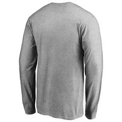 Tampa Bay Buccaneers Primary Logo Long-Sleeve T-Shirt Heathered Gray - NFL