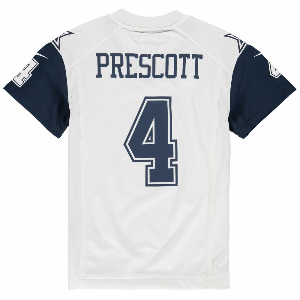 Dak Prescott Dallas Cowboys Youth Color Rush Game Jersey White - Nike
