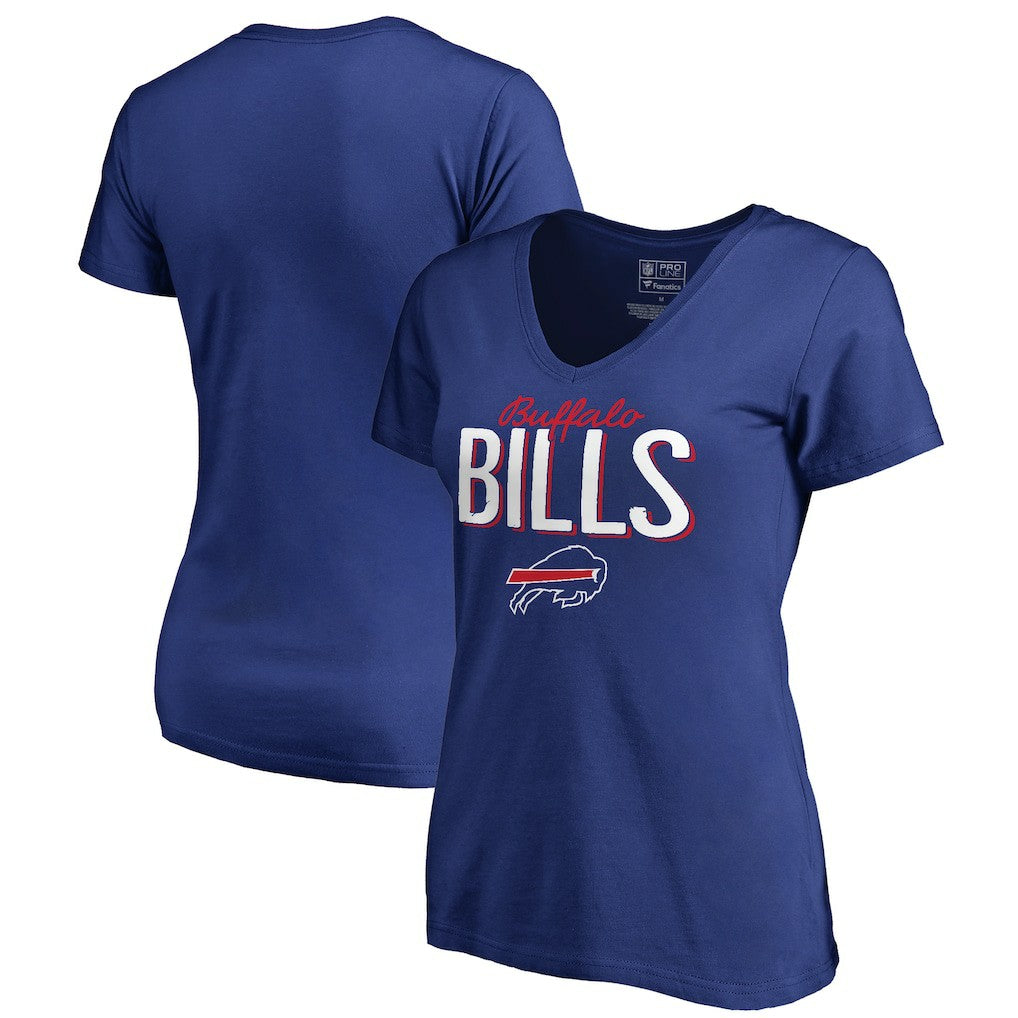 Buffalo Bills Women's Nostalgia T-Shirt Royal - NFL