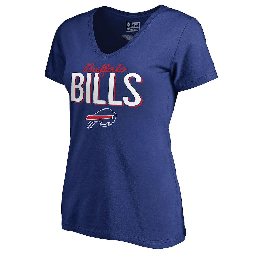 Buffalo Bills Women's Nostalgia T-Shirt Royal - NFL