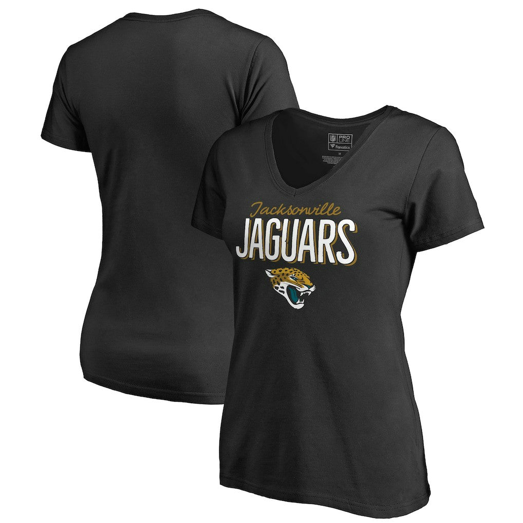 Jacksonville Jaguars Women's Nostalgia T-Shirt Black - NFL