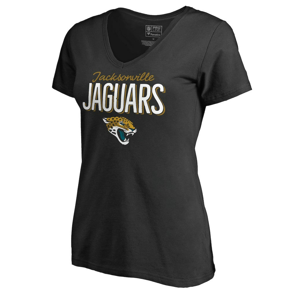 Jacksonville Jaguars Women's Nostalgia T-Shirt Black - NFL