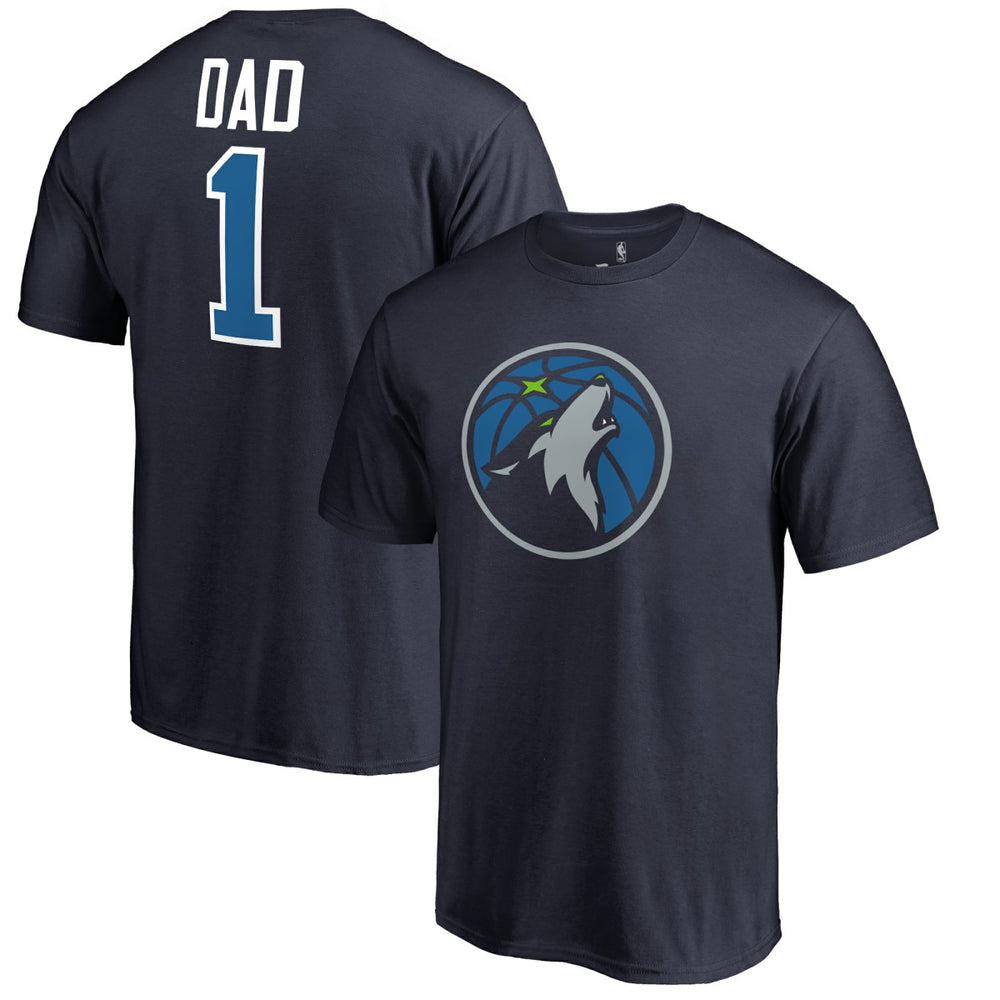 NBA - Minnesota Timberwolves #1 Dad T-Shirt - Navy