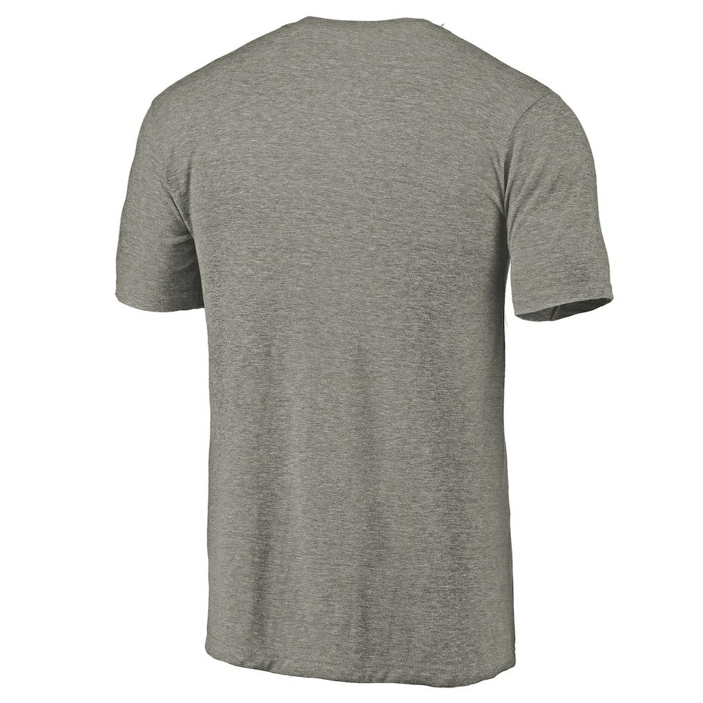 NBA - Indiana Pacers Distressed Team Logo Tri-Blend T-Shirt - Heather Gray