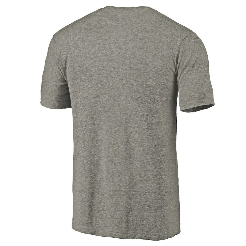 NBA - Indiana Pacers Distressed Team Logo Tri-Blend T-Shirt - Heather Gray