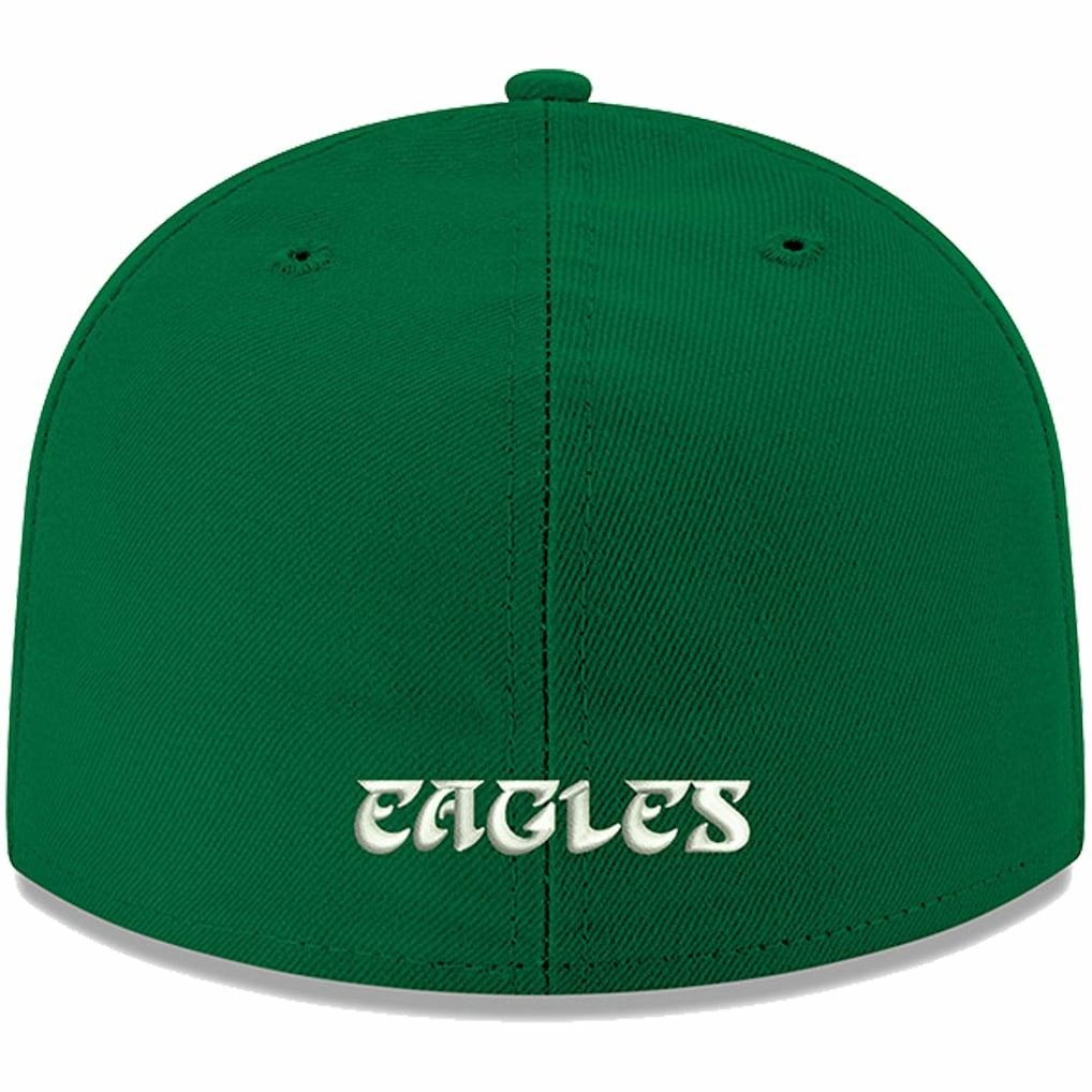 Philadelphia Eagles New Era Omaha Throwback 59FIFTY Fitted Hat Kelly Green - NFL