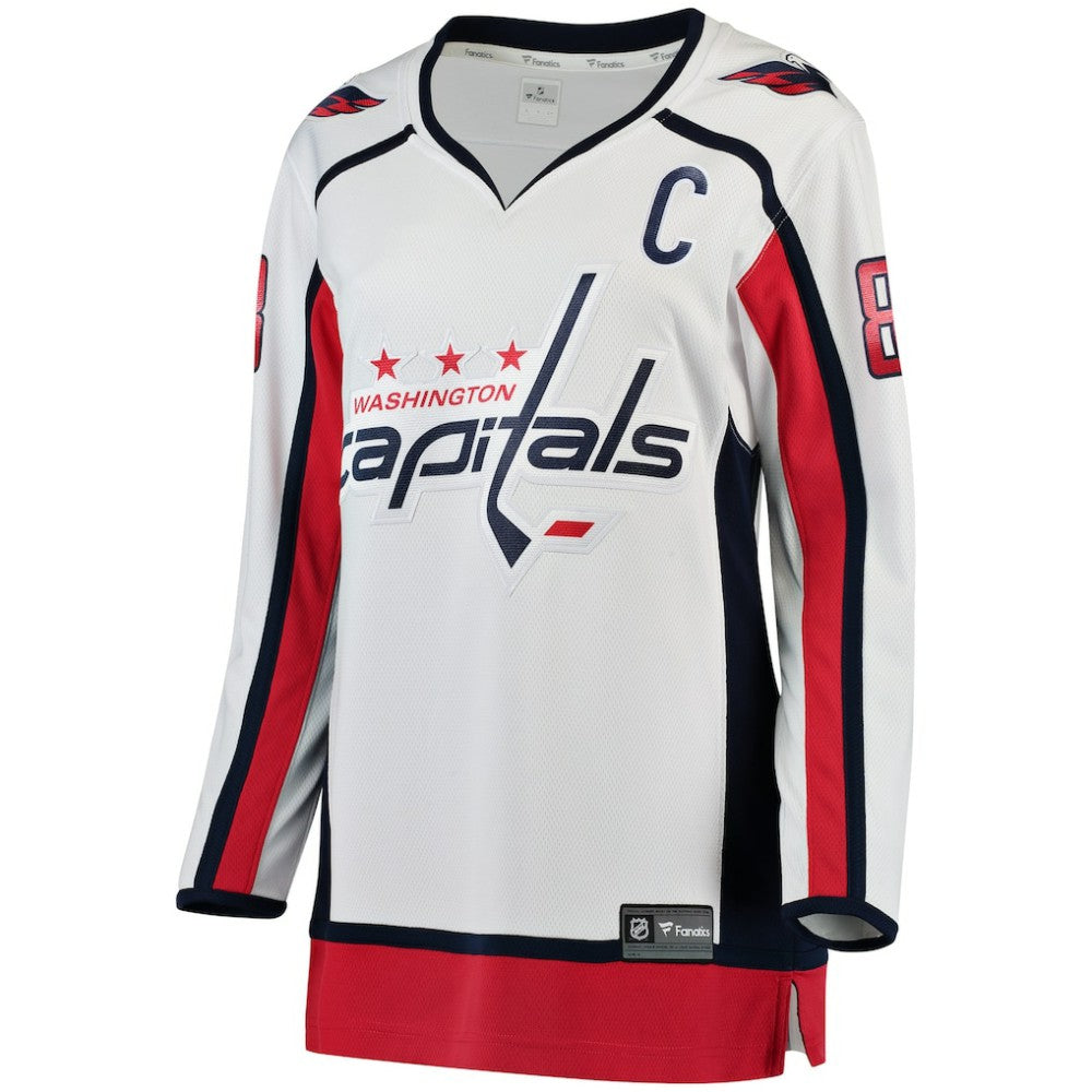 Alexander Ovechkin Washington Capitals Fanatics Women's Away Breakaway Jersey - White | NHL Jerseys