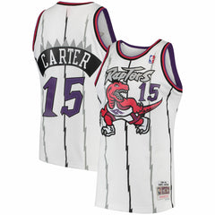 Mitchell & Ness - Vince Carter Toronto Raptors 1998/99 Hardwood Classics Swingman Jersey - White