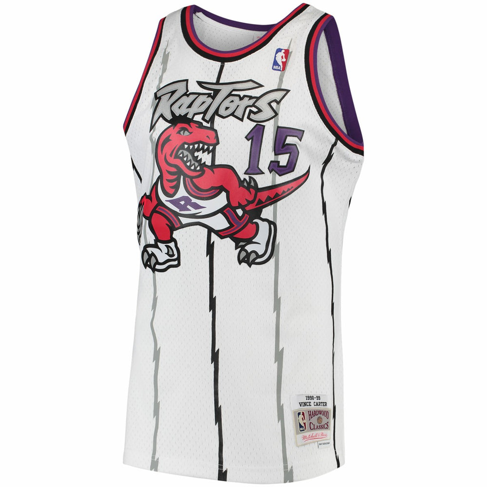 Mitchell & Ness - Vince Carter Toronto Raptors 1998/99 Hardwood Classics Swingman Jersey - White