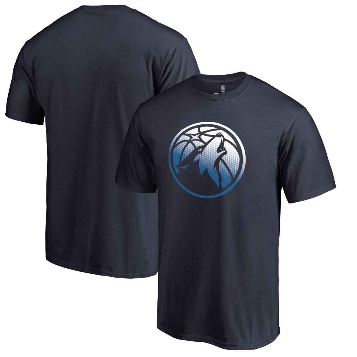 NBA - Minnesota Timberwolves Gradient Logo T-Shirt - Navy