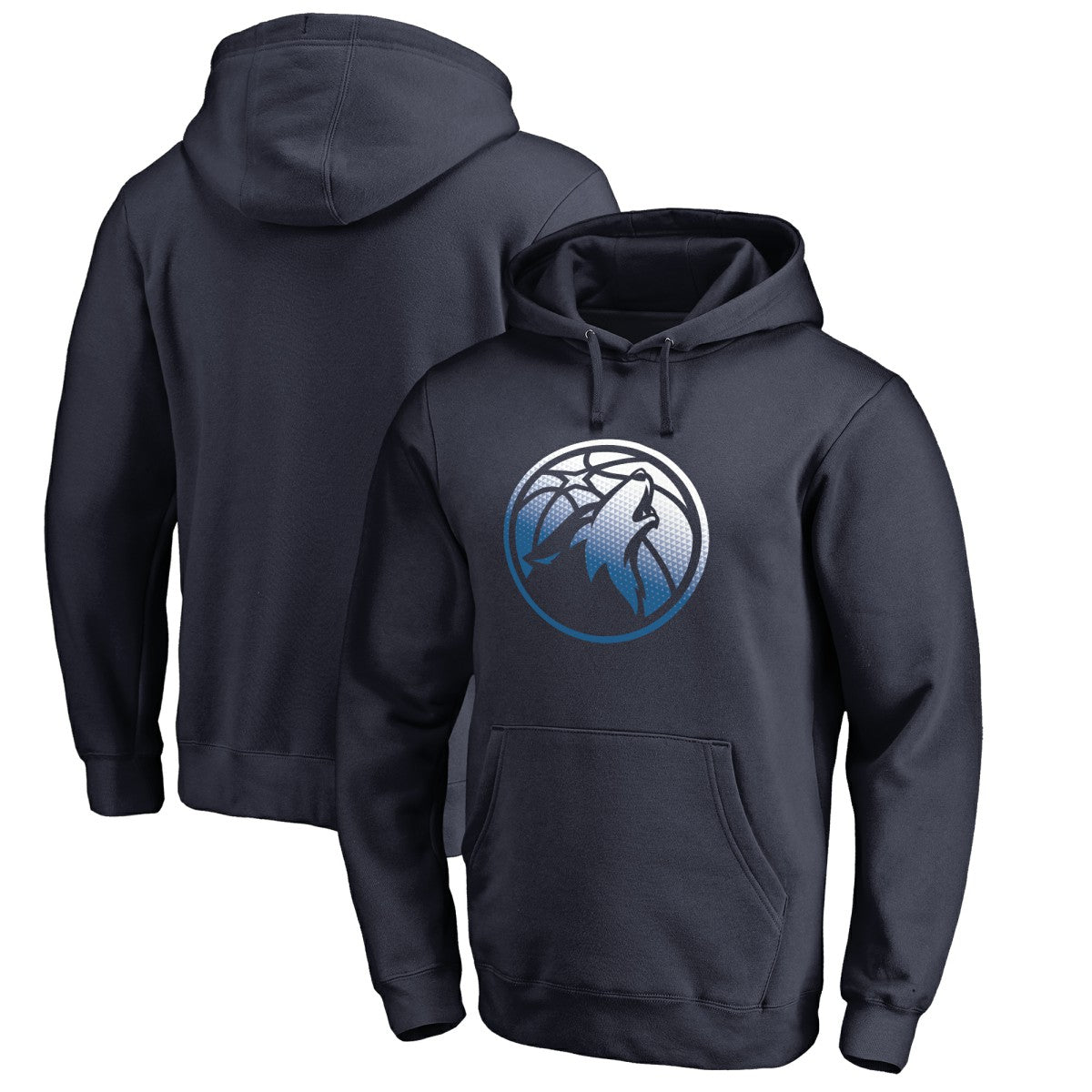 NBA - Minnesota Timberwolves Gradient Logo Pullover Hoodie - Navy