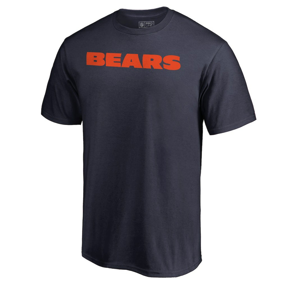 Chicago Bears Wordmark T-Shirt Navy - NFL