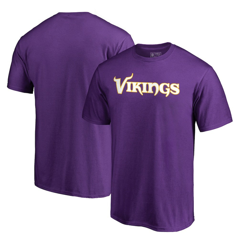 Minnesota Vikings Wordmark T-Shirt Purple - NFL