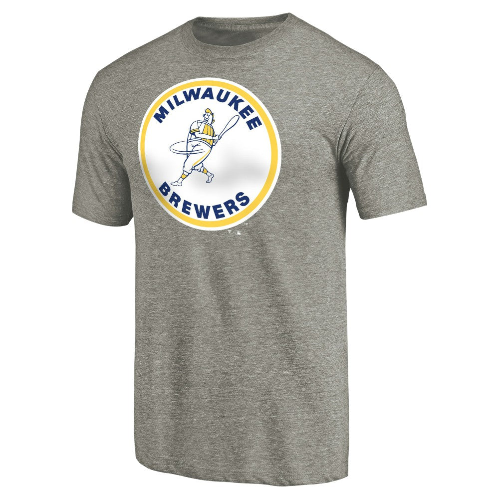 Milwaukee Brewers Cooperstown Collection Forbes Tri-Blend T-Shirt On Sale