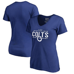 Indianapolis Colts Women's Arriba V-Neck T-Shirt Royal - NFL