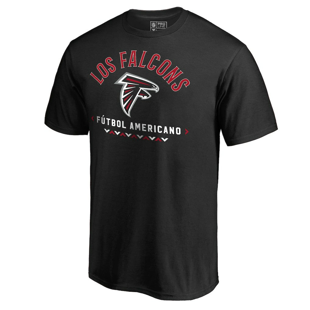 Atlanta Falcons Futbol Americano T-Shirt Black - NFL