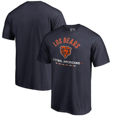 Chicago Bears Futbol Americano T-Shirt Navy - NFL