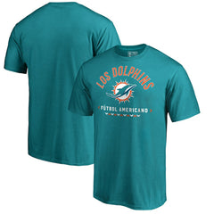 Miami Dolphins Futbol Americano T-Shirt Aqua - NFL