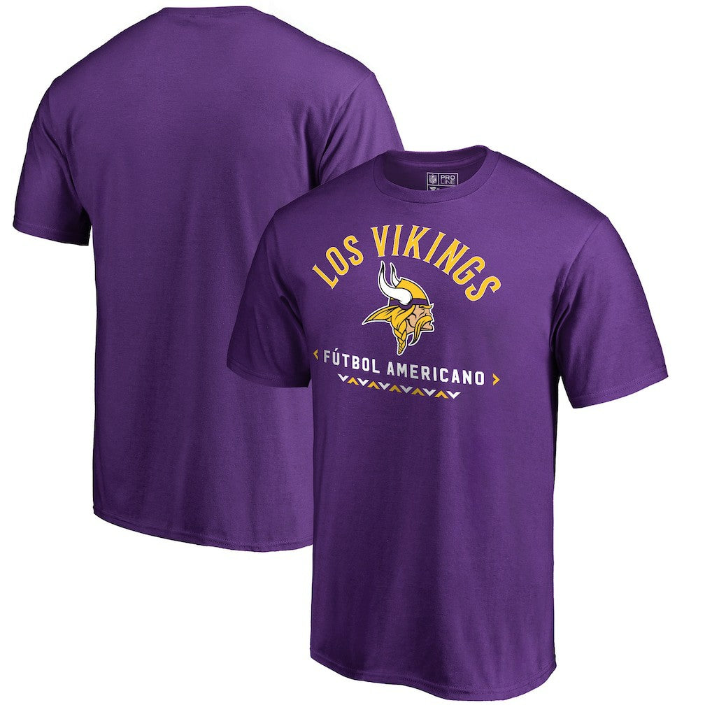Minnesota Vikings Futbol Americano T-Shirt Purple - NFL