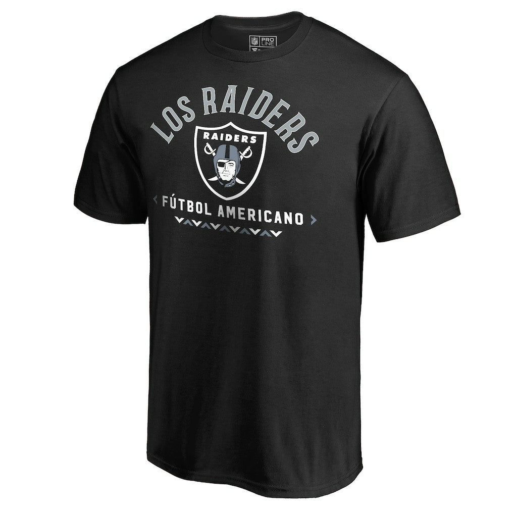 Las Vegas Raiders Futbol Americano T-Shirt Black - NFL