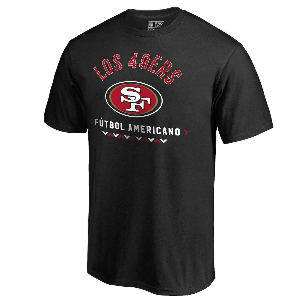 San Francisco 49ers Futbol Americano 2 T-Shirt Black - NFL