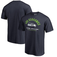 Seattle Seahawks Futbol Americano T-Shirt College Navy - NFL