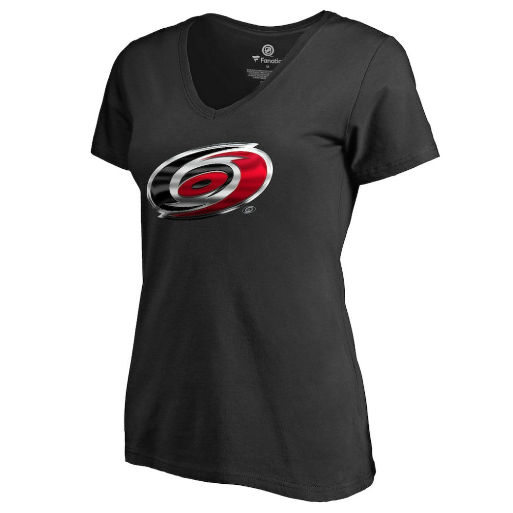 Carolina Hurricanes - Women's Midnight Mascot V-Neck T-Shirt Black