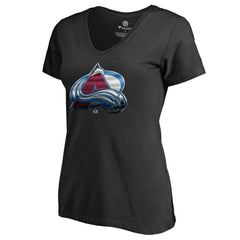 Colorado Avalanche - Women's Midnight Mascot V-Neck T-Shirt Black