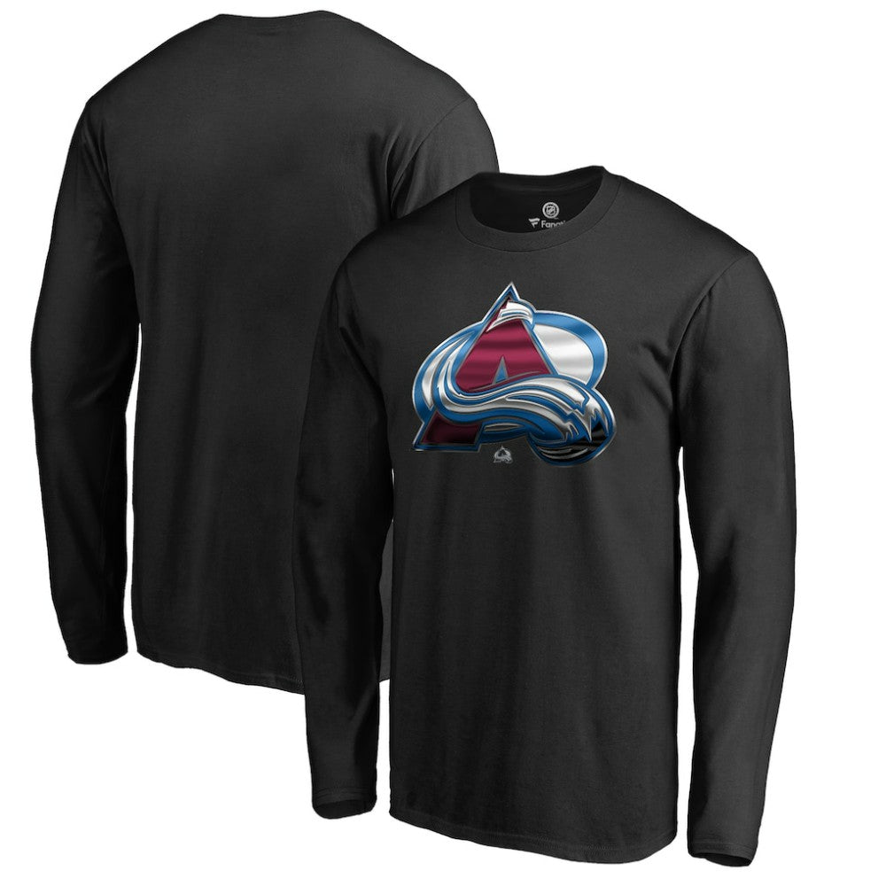 Colorado Avalanche - Midnight Mascot Long Sleeve T-Shirt Black